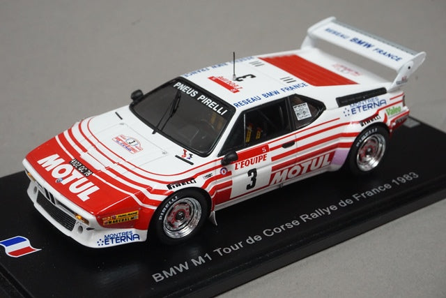 1:43 SPARK SF145 BMW M1 France Tour de Corse Rally 1983 #3