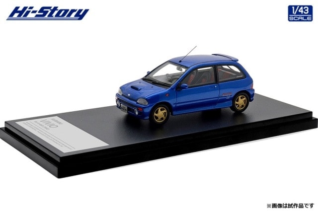 HS463SP Hi-story 1:43 Subaru VIVIO RX-R 4WD 1993 Customized Metallic Blue