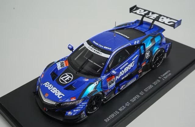 1:43 EBBRO 45628 Honda Raybrick NSX-GT Super GT GT500 2018 #100