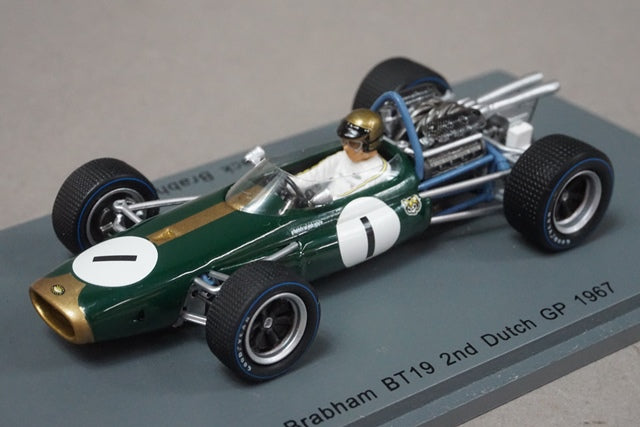 1:43 SPARK S4778 Brabham BT19 Dutch GP 1967 #1 Jack Brabham