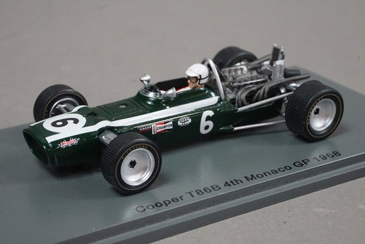 1:43 SPARK S6983 Cooper T86B Monaco GP 1968 #6 Ludovico Scarfiotti