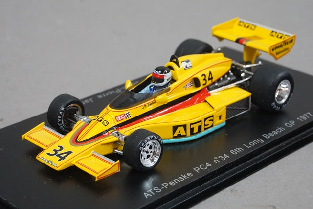 1:43 SPARK S3371 ATS-Penske PC4 Long Beach GP 1977 #34 Jean-Pierre Jarier