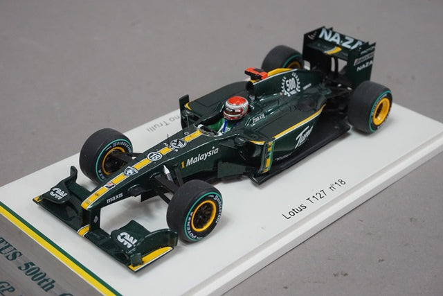 1:43 SPARK S3010 Lotus T127 500th F1 GP European GP 2010 #18 Jarno Trulli