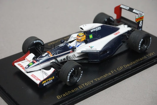 1:43 SPARK RS1750 Brabham BT60Y YAMAHA F1 GP Germany 1991 #8 RACELAND