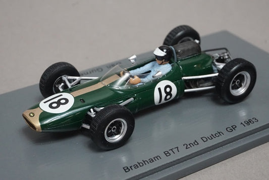 1:43 SPARK S5250 Brabham BT7 Dutch GP 1963 #18 Dan Gurney