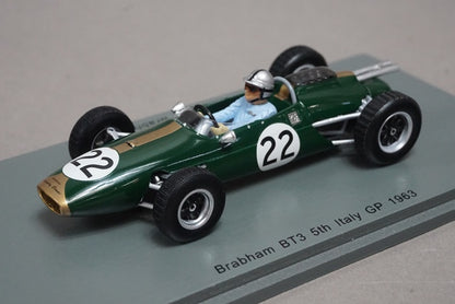 1:43 SPARK S5262 Brabham BT3 Italian GP 1963 #22