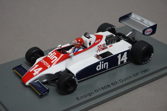 1:43 SPARK S3948 Ensign N180B Dutch GP 1981 #14