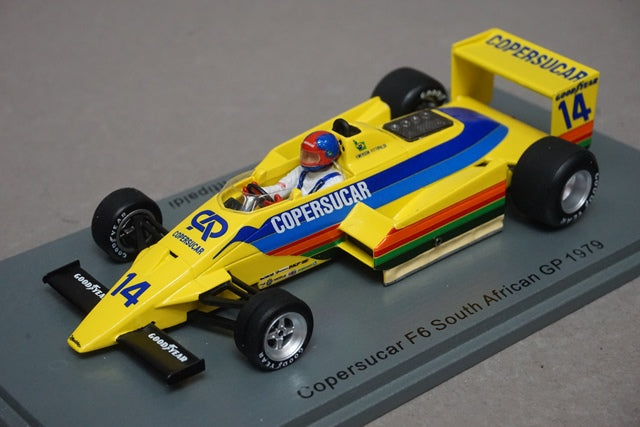 1:43 SPARK S3936 Copersucar F6 South African GP 1979 #14 Emerson Fittipaldi