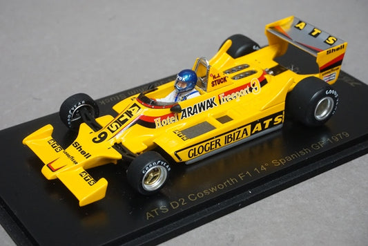 1:43 SPARK RS1730 ATS D2 Cosworth F1 14" Spanish GP 1979 #9 LACELAND