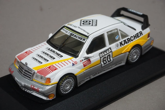 1:43 MINICHAMPS 3130 Mercedes 190 E Evo 2 AMG-Karcher Wendlinger #60