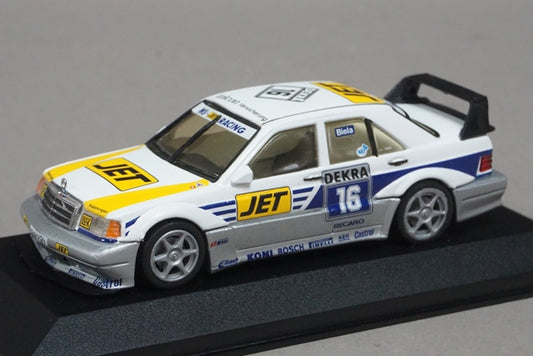 1:43 MINICHAMPS 3120 Mercedes 190 E Evo 2 MS-JET Biela #16