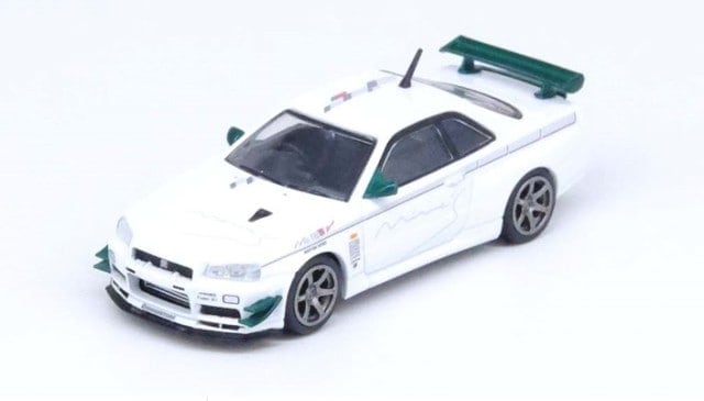 R34VS-MINES INNO Models 1:64 Nissan Skyline GT-R R34 V-Spec Tuned by "MINE'S"