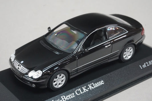 1:43 MINICHAMPS 400031421 Mercedes-Benz CLK Coupe 2002 Black