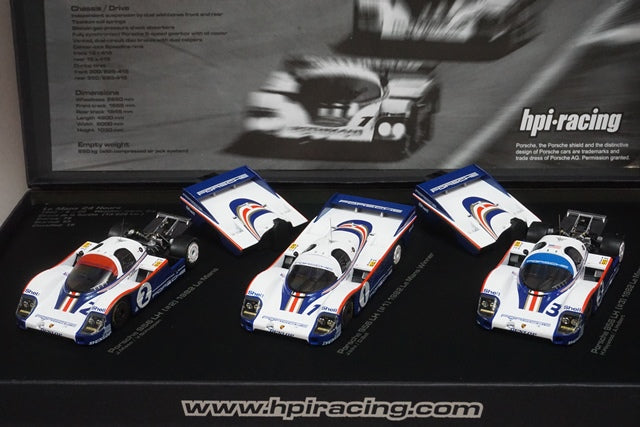 1:43 HPI 8037 Porsche 956 LH 1982 Le Mans Special Set