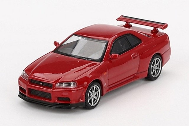 [ Back-order ] TSM MINI-GT MGT00796-R 1:64 Nissan Skyline GT-R R34 V-Spec Active Red RHD  model car