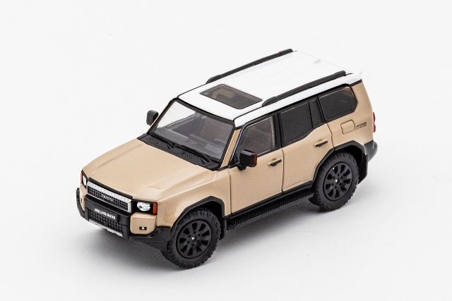 KS-057-419 GCD Gaincorp Products 1:64 Land Cruiser 250 Toyota Prado 250 Nut yellow LHD