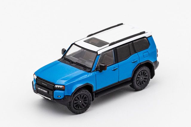 KS-057-421 GCD Gaincorp Products 1:64 Land Cruiser Toyota Prado 250 Blue LHD