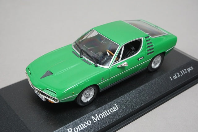 1:43 MINICHAMPS 400120621 Alfa Romeo Montreal 1973 Green