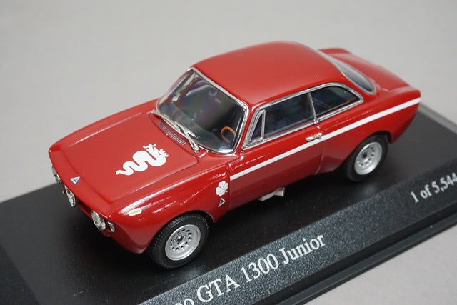 1:43 MINICHAMPS 400120600 Alfa Romeo GTA 1300 Junior Red