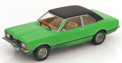 KKDC180978 KK scale 1:18 Ford Taunus GXL Sedan 1971 Green/Matte Black model car