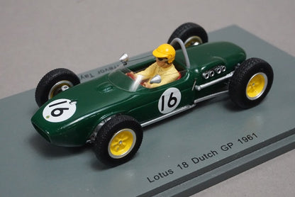 1:43 SPARK S5359 Lotus 18 Dutch GP 1961 #16 Trevor Taylor