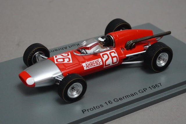 1:43 SPARK S7566 Protos 16 German GP 1967 #26 Kurt Ahrens