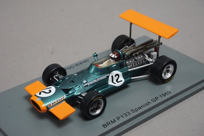 1:43 SPARK S5706 BRM P133 Spanish GP 1969 #12 Jackie Oliver