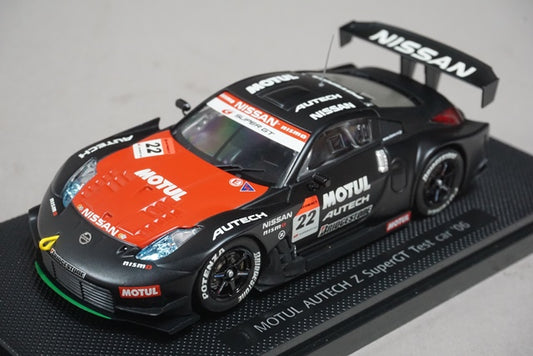 1:43 EBBRO 43793 Nissan MOTUL AUTECH Z Super GT Test Car 2006 #22