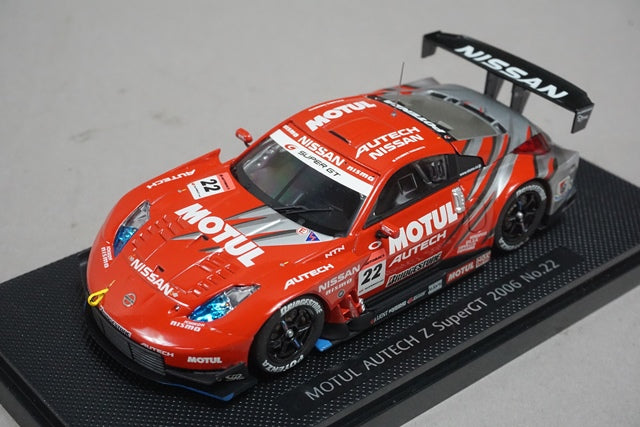 1:43 EBBRO 43795 Nissan MOTUL AUTECH Z Super GT 2006 #22