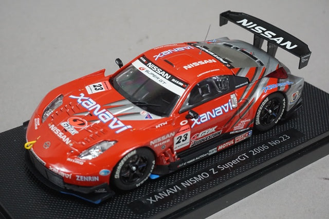 1:43 EBBRO 43794 Nissan XANAVI NISMO Z Super GT 2006 #23