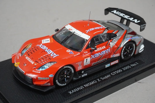 1:43 EBBRO 43687 Nissan ZANAVI NISMO Z Super GT500 2005 #1