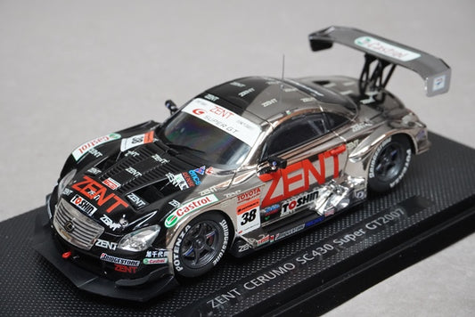 1:43 EBBRO 43908 Lexus ZENT CERMO SC430 Super GT 2007 #38