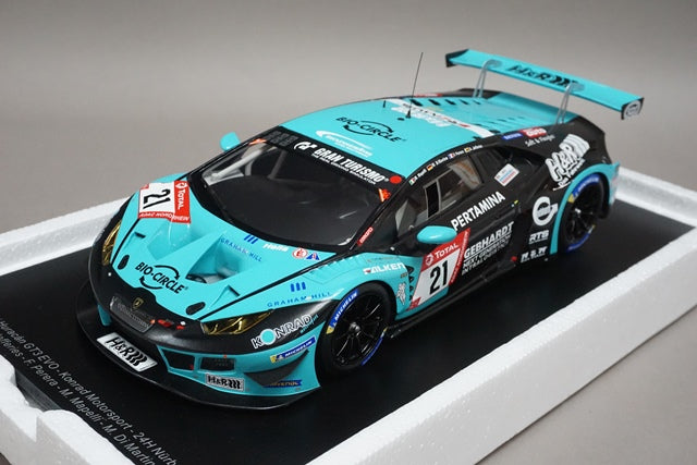 1:18 SPARK 18SG051 Lamborghini Huracan GT3 EVO 24H Nurburgring 2020 #21