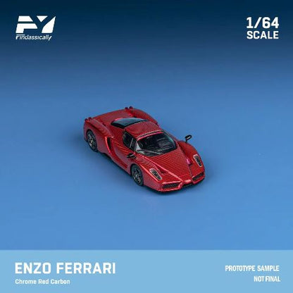[ Pre-order ] FY64031 Finclassically 1:64 Enzo Chrome carbon red