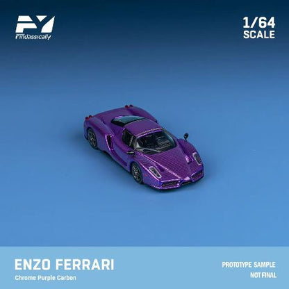 [ Pre-order ] FY64032 Finclassically 1:64 Enzo Chrome carbon purple
