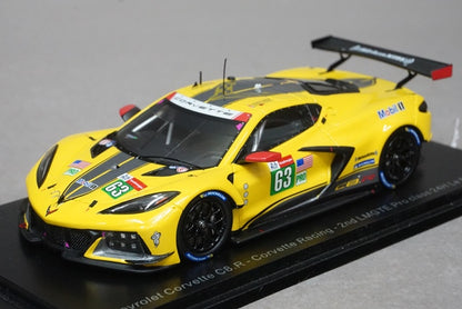 1:43 SPARK S8259 Chevrolet Corvette C8.R LMGTE Pro class 24h LM 2nd 2021 #63