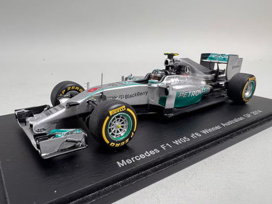 1:43 Spark S3087 Mercedes F1 W05 Australian GP Winner 2014 #6 N. Rosberg