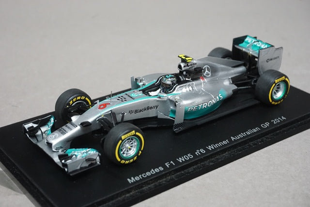 1:43 SPARK S3087 Mercedes F1 W05 Australian GP Winner 2014 #6 Nico Rosberg