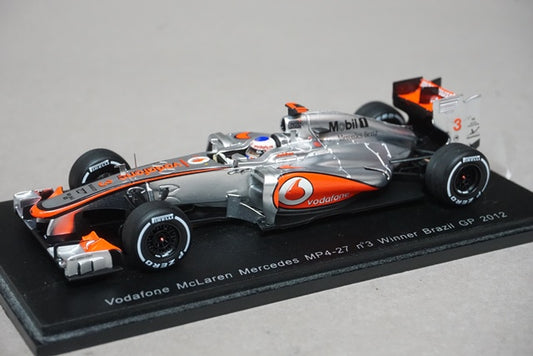 1:43 SPARK S3049 Vodafone McLaren Mercedes MP4-27 Brazilian GP winner 2012 #3 Jenson Button