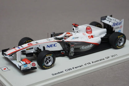 1:43 SPARK SJ003 Sauber C30 Ferrari Australian GP 2011 #16 Kamui Kobayashi