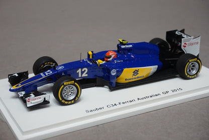 1:43 SPARK S4609 Sauber C34 Ferrari Australian GP 2015 #12 Felipe Nasr