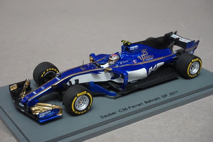 1:43 SPARK S5033 Sauber C36 Ferrari Bahrain GP 2017 #94 Pascal Wehrlein