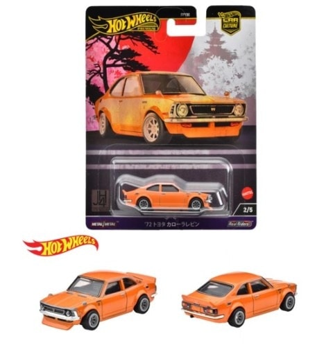 HRV69-9866 Hot Wheels Car Culture '72 Toyota Corolla Levin 1 carton: 10 pieces model car