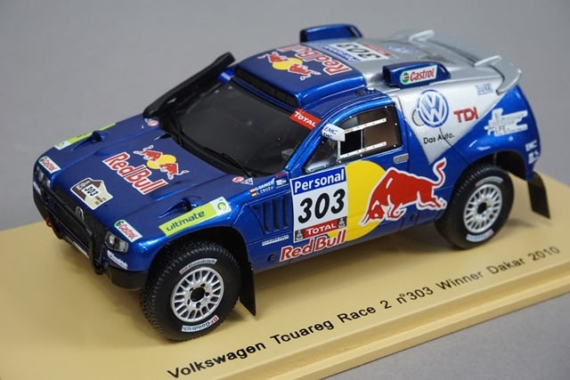 1:43 SPARK S0826 VW Volks Wagen Touareg Race 2 Dakar winner 2010 #303