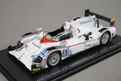 1:43 SPARK S3723 HPD ARX 03b-Honda Starworks Motorsports LM 2012 winner LMP2 class #44