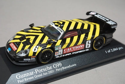 1:43 MINICHAMPS 400036886 Gunnar Porsche G99 Paul Revere Grand Am 2003 #6