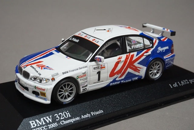 1:43 MINICHAMPS 400052401 BMW 320i WTCC 2005 #1