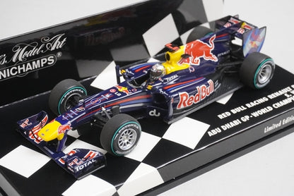 1:43 MINICHAMPS 410100105 Red Bull Racing Renault RB6 Abu Dhabi GP World Champion 2010 #5 Sebastian Vettel model car