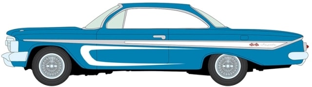 [ Pre-order ] Johnny Lightning JLSP406B 1:64 Scale Street Freaks 1961 Chevy Impala SS 409 Scrapin Blue/White (Blister Pack)