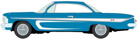 [ Pre-order ] Johnny Lightning JLSP406B 1:64 Scale Street Freaks 1961 Chevy Impala SS 409 Scrapin Blue/White (Blister Pack)